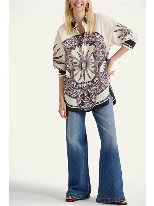 Patterned shirt LA DOUBLEJ. | SHI0092COT015COB01GY02